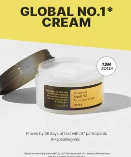 COSRX Advanced Snail 92 All in One Cream Tube Global No. 1 Cream Photo COSRX Advanced Snail 92 All-in-One Cream (Tube)