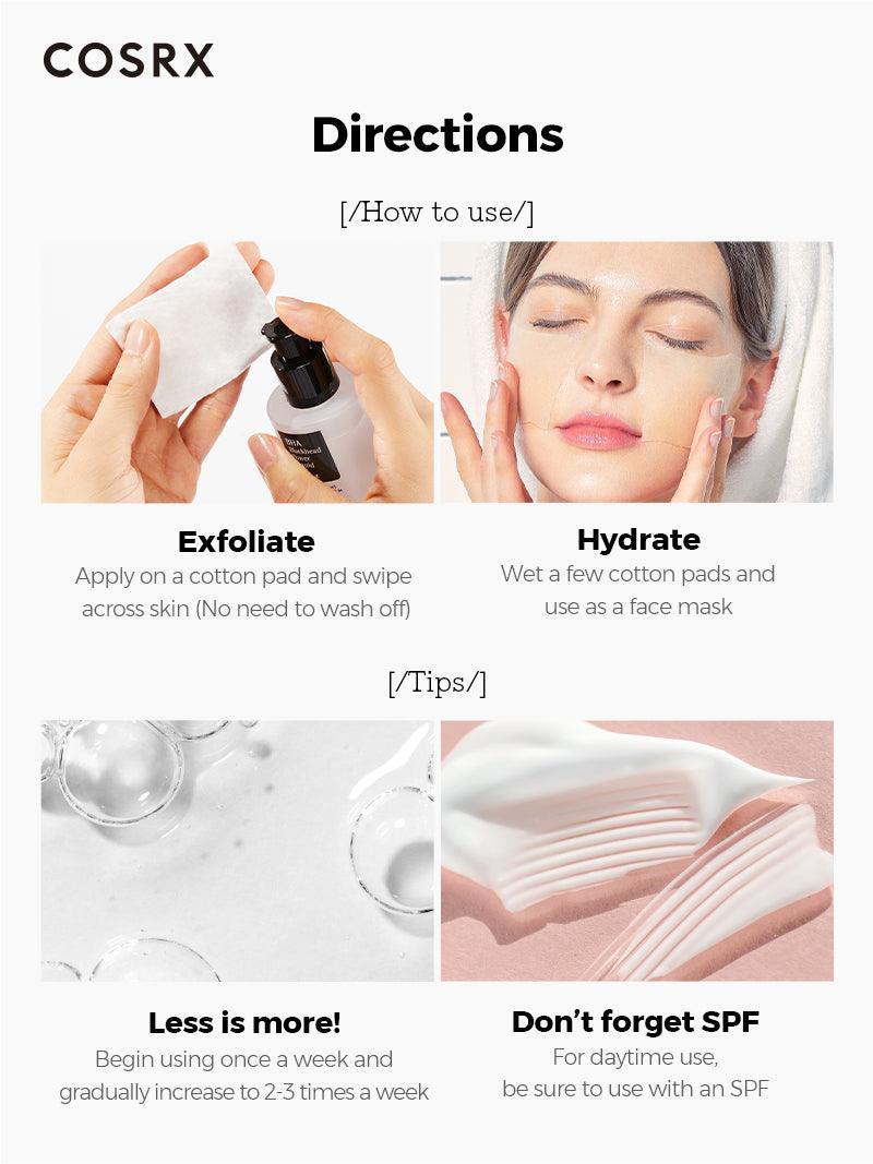 COSRX BHA Blackhead Power Liquid How to Use COSRX BHA Blackhead Power Liquid