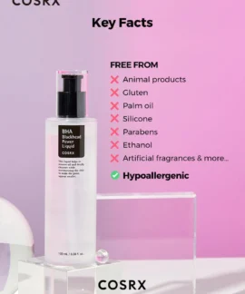 COSRX BHA Blackhead Power Liquid Key Facts COSRX BHA Blackhead Power Liquid