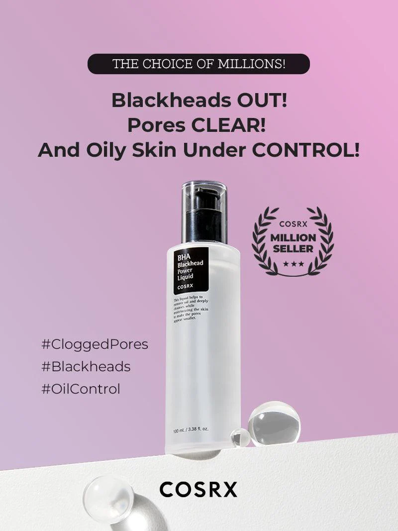 COSRX BHA Blackhead Power Liquid Product Overview 2 COSRX BHA Blackhead Power Liquid