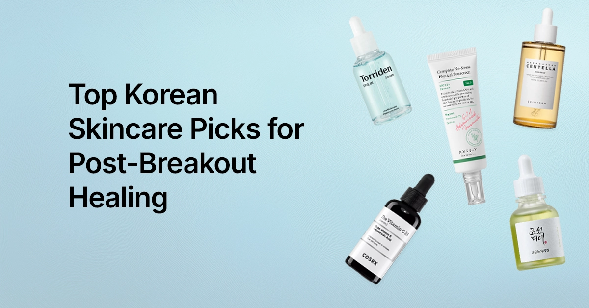 Picks for Post Breakout Healing Top Korean Skincare Picks for Post-Breakout Healing