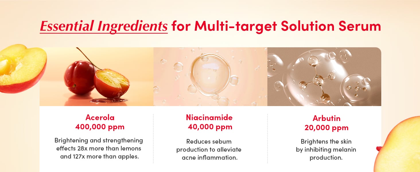 EQQUALBERRY Vitamin Illuminating Serum Key Ingredients EQQUALBERRY Vitamin Illuminating Serum