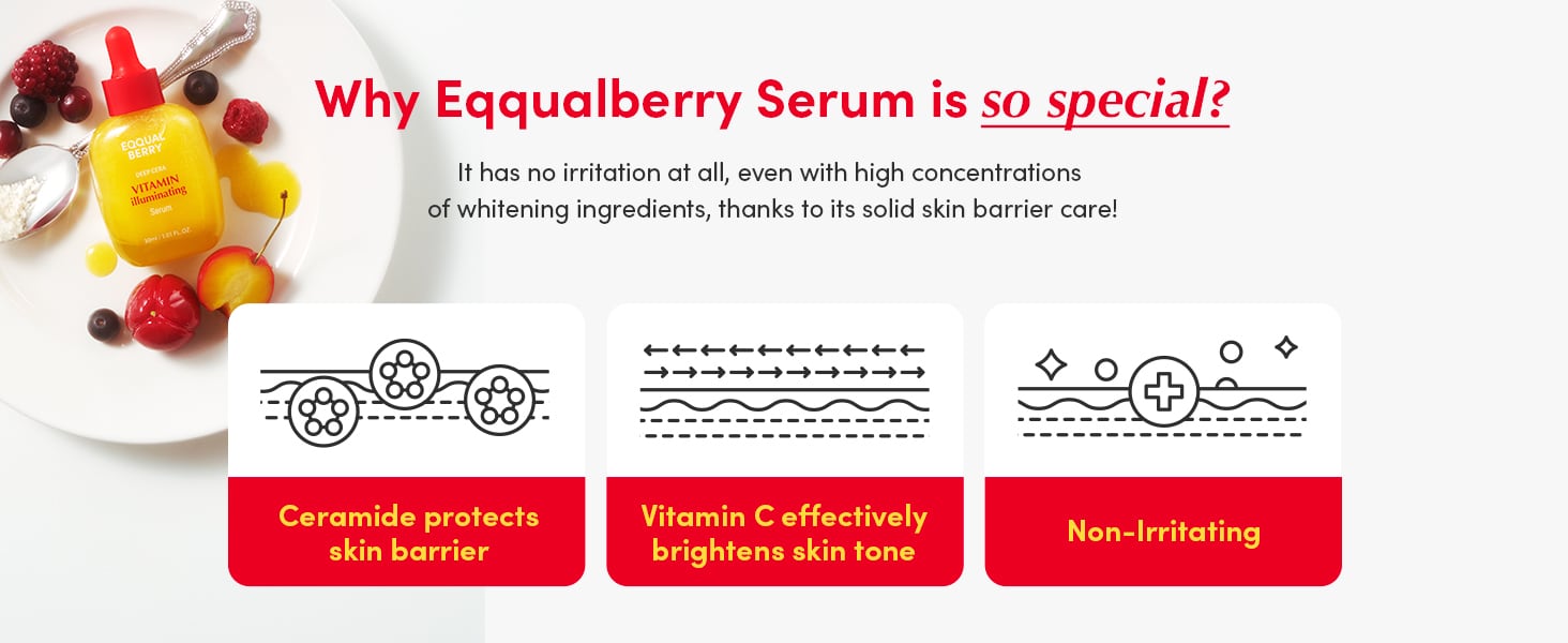 EQQUALBERRY Vitamin Illuminating Serum Why is it Special EQQUALBERRY Vitamin Illuminating Serum