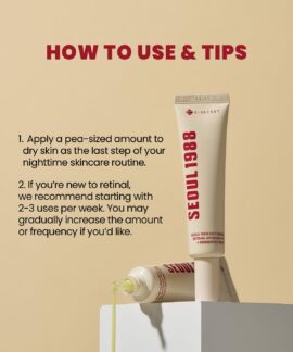 K SECRET SEOUL 1988 Eye Cream Retinal Liposome 4 Fermented Bean How to Use K-SECRET SEOUL 1988 Eye Cream : Retinal Liposome 4% + Fermented Bean