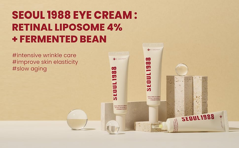 K SECRET SEOUL 1988 Eye Cream Retinal Liposome 4 Fermented Bean Overview K-SECRET SEOUL 1988 Eye Cream : Retinal Liposome 4% + Fermented Bean