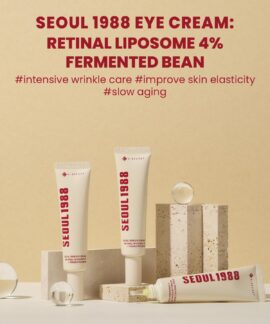 K SECRET SEOUL 1988 Eye Cream Retinal Liposome 4 Fermented Bean Photo K-SECRET SEOUL 1988 Eye Cream : Retinal Liposome 4% + Fermented Bean