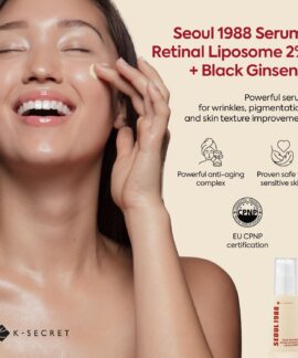 K SECRET SEOUL 1988 Serum Retinal Liposome 2 Black Ginseng Powerful Serum K-SECRET SEOUL 1988 Serum : Retinal Liposome 2% + Black Ginseng