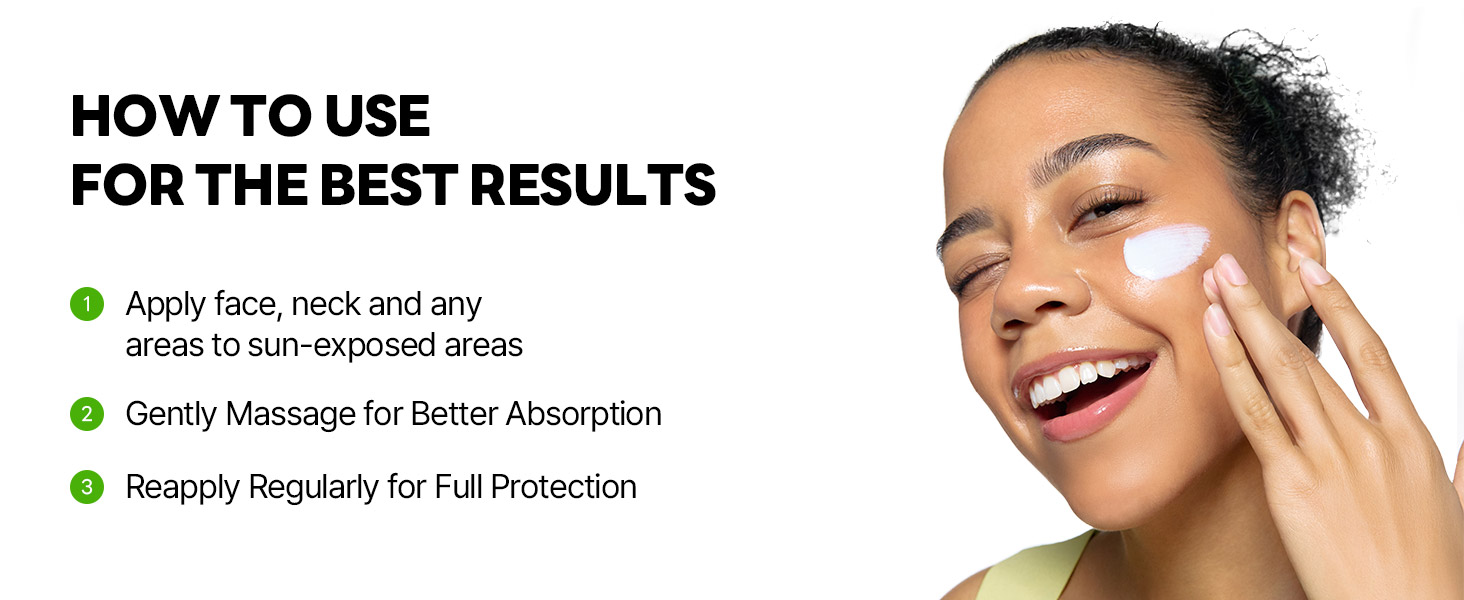 Round Lab Birch Mild Up Sunscreen UVLock SPF 50 Broad Spectrum How to Use For Best Results Round Lab Birch Mild-Up Sunscreen UVLock SPF 50+ Broad Spectrum