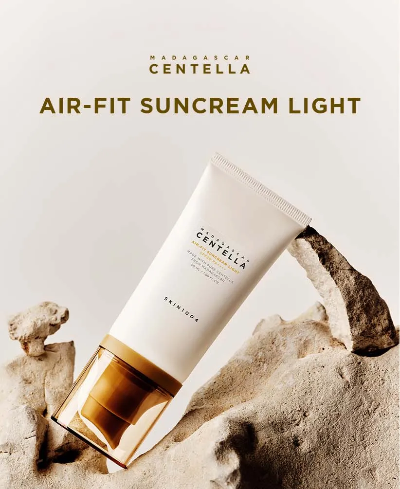 SKIN1004 Madagascar Centella Air Fit Suncream Light SPF 30 PA Photo 1 SKIN1004 Madagascar Centella Air-Fit Suncream Light SPF 30 PA++++