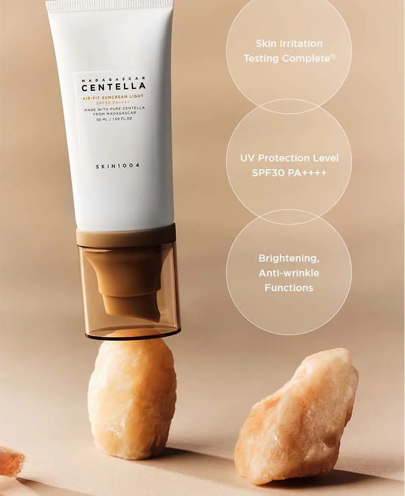 SKIN1004 Madagascar Centella Air Fit Suncream Light SPF 30 PA Photo 4 SKIN1004 Madagascar Centella Air-Fit Suncream Light SPF 30 PA++++