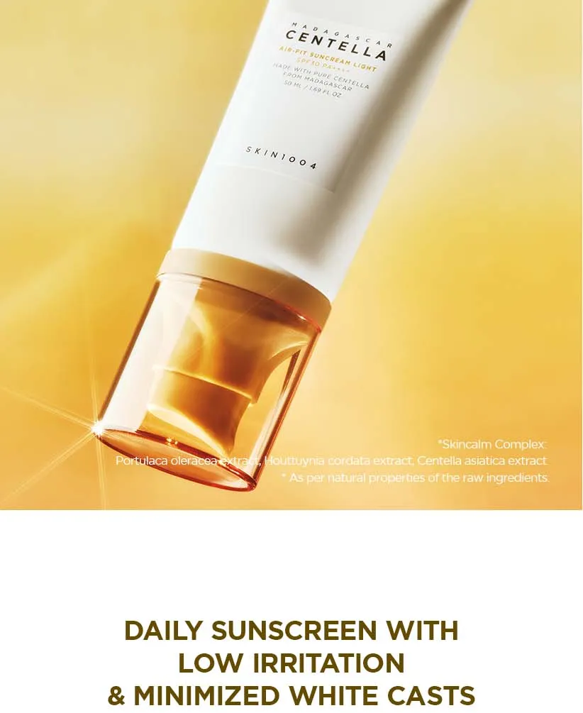 SKIN1004 Madagascar Centella Air Fit Suncream Light SPF 30 PA Photo 9 SKIN1004 Madagascar Centella Air-Fit Suncream Light SPF 30 PA++++