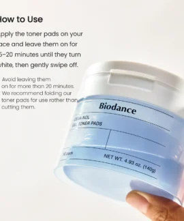 Biodance Cera nol Gel Toner Pads How to Use Biodance Cera-nol Gel Toner Pads