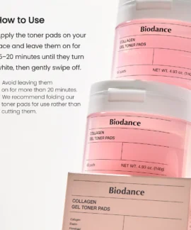 Biodance Collagen Gel Toner Pads How to Use Biodance Collagen Gel Toner Pads