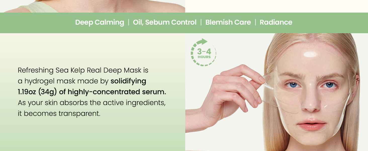 Biodance Refreshing Sea Kelp Real Deep Mask Overview 2 Biodance Refreshing Sea Kelp Real Deep Mask