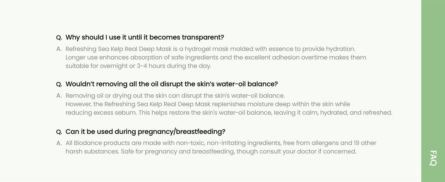Biodance Refreshing Sea Kelp Real Deep Mask Overview 7 Biodance Refreshing Sea Kelp Real Deep Mask