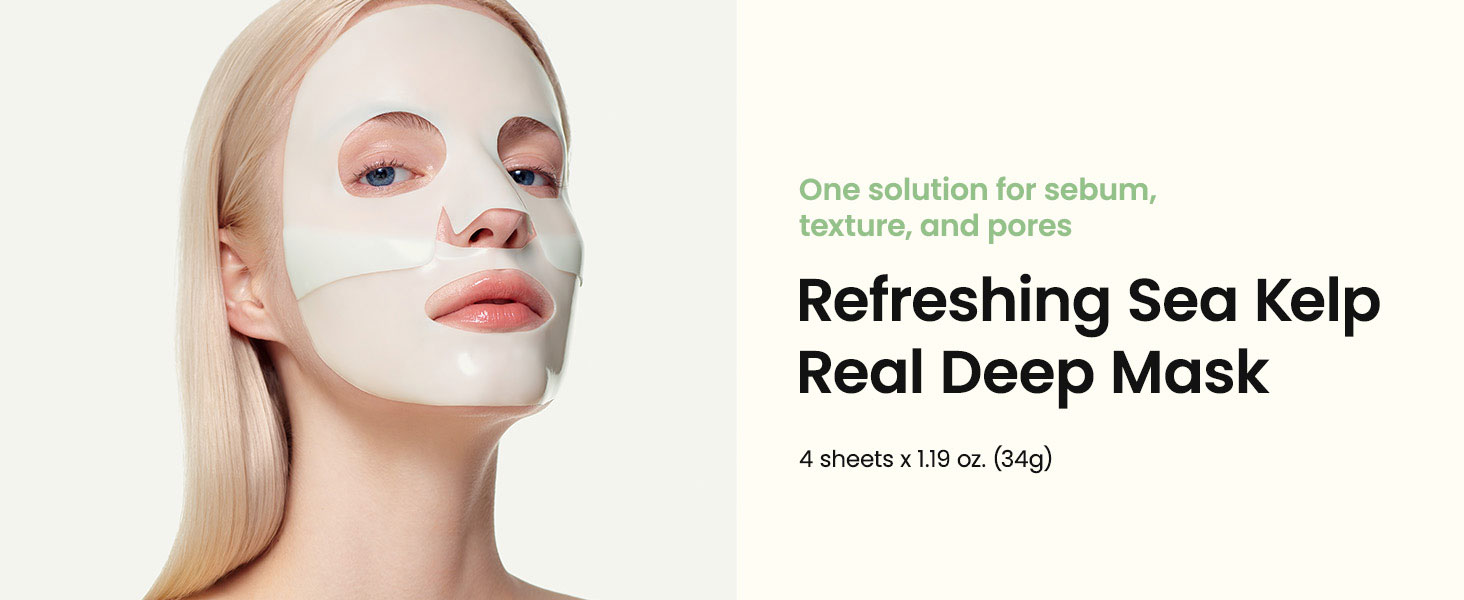 Biodance Refreshing Sea Kelp Real Deep Mask Overview Biodance Refreshing Sea Kelp Real Deep Mask