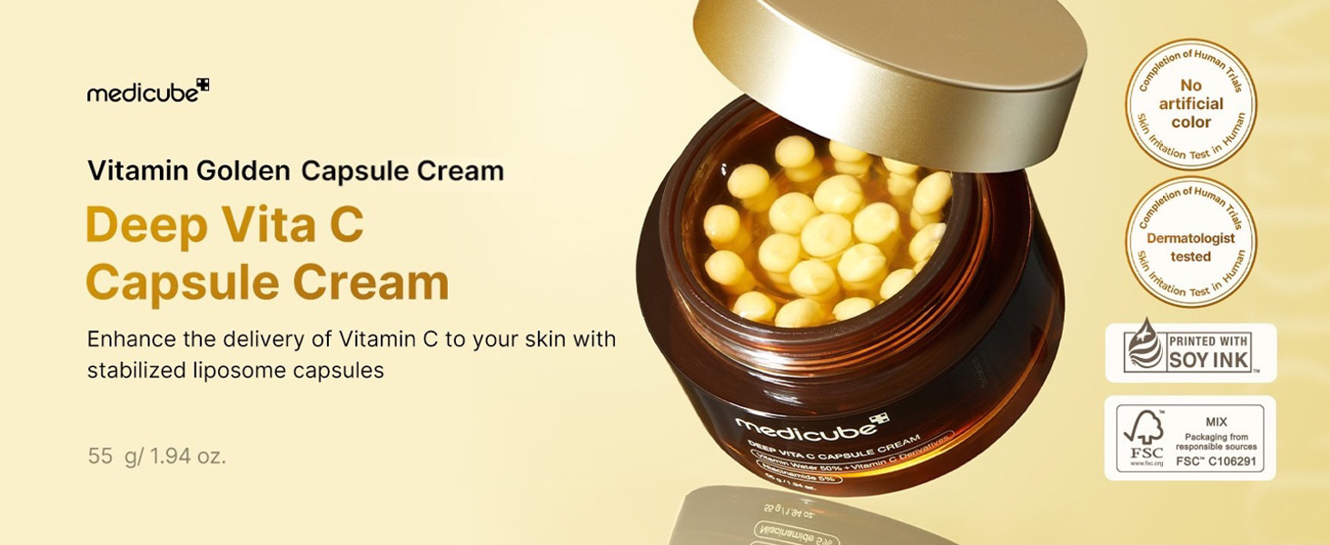 medicube Deep Vita C Capsule Cream Product Overview medicube Deep Vita C Capsule Cream