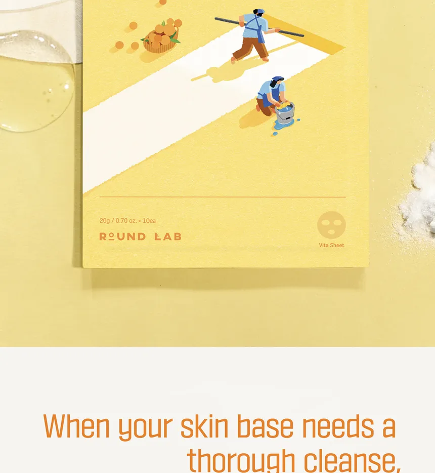 Round Lab Vita Niacinamide Dark Spot Serum Mask Overview 2 Round Lab Vita Niacinamide Dark Spot Serum Mask