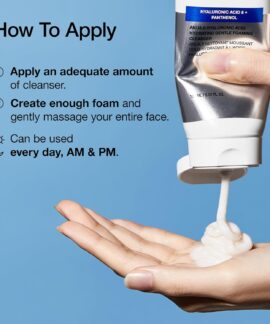 Anua 8 Hyaluronic Acid Hydrating Gentle Foaming Cleanser How to Apply ANUA 8 Hyaluronic Acid Hydrating Gentle Foaming Cleanser