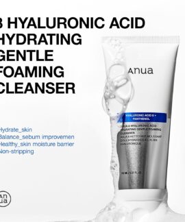 Anua 8 Hyaluronic Acid Hydrating Gentle Foaming Cleanser Hydrate Skin ANUA 8 Hyaluronic Acid Hydrating Gentle Foaming Cleanser
