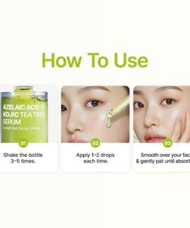 Purito Azelaic Acid 10 Kojic Tea Tree Serum How to Use Purito Azelaic Acid 10 Kojic Tea Tree Serum