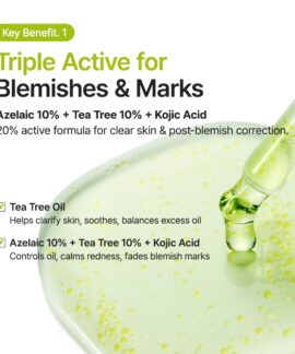 Purito Azelaic Acid 10 Kojic Tea Tree Serum Key Benefit Purito Azelaic Acid 10 Kojic Tea Tree Serum