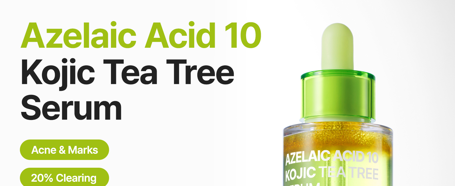 Purito Azelaic Acid 10 Kojic Tea Tree Serum Overview 1 Purito Azelaic Acid 10 Kojic Tea Tree Serum